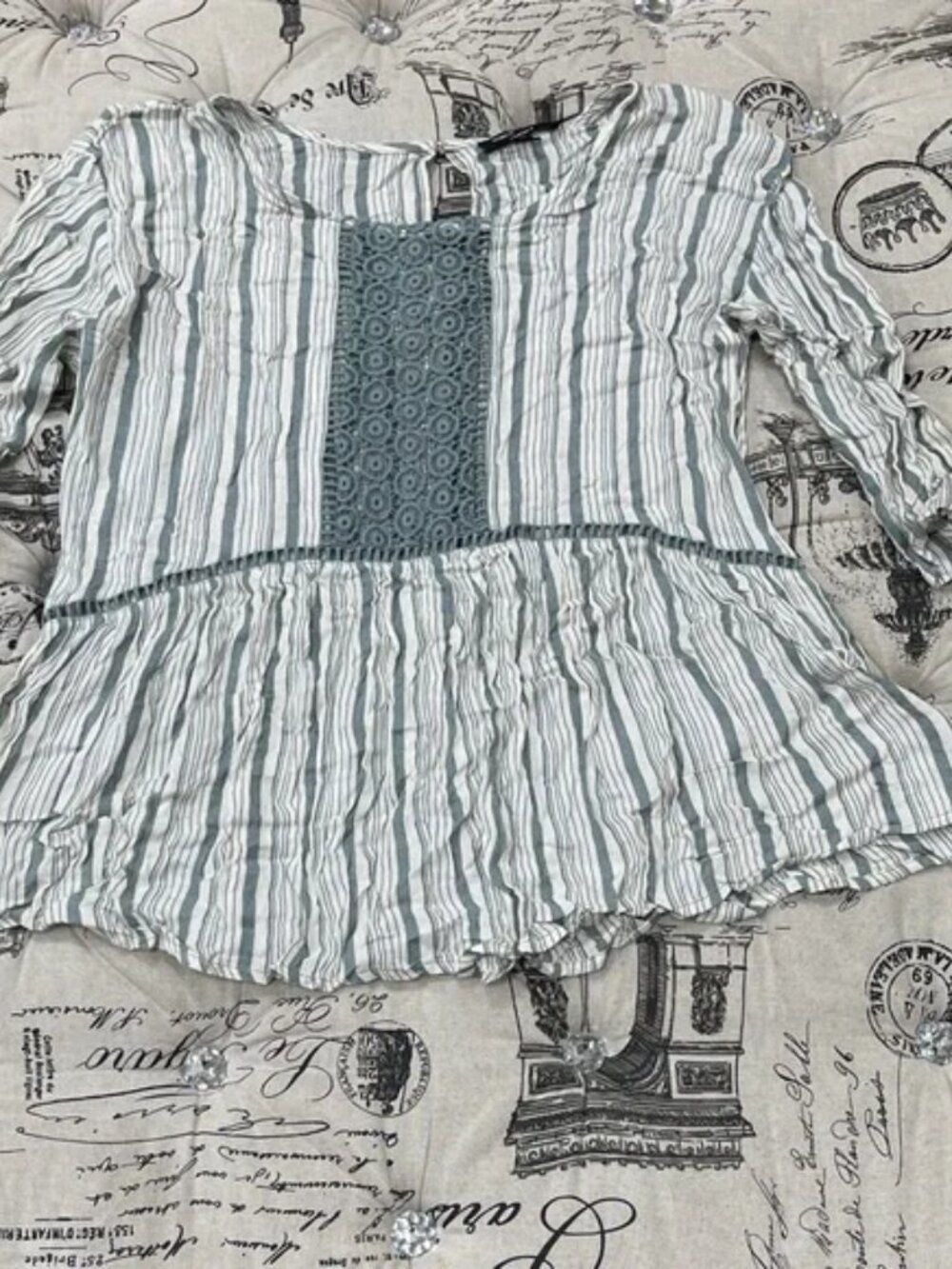 Romeo & Juliet Couture Women Striped Blouse